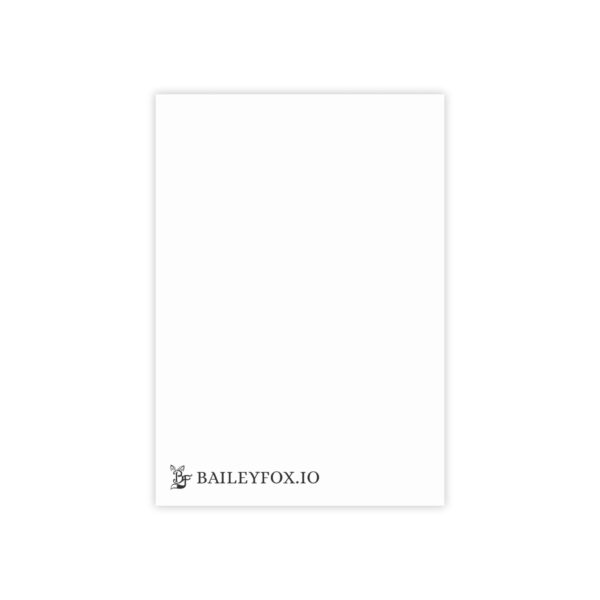 Bailey Fox Post-it® Note Pads - Image 4