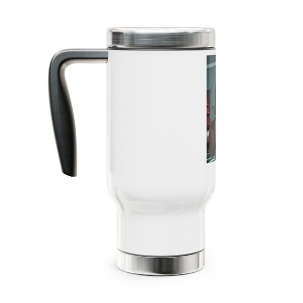 bailey fox Stainless Steel Travel Mug with Handle, 14oz - Image 2
