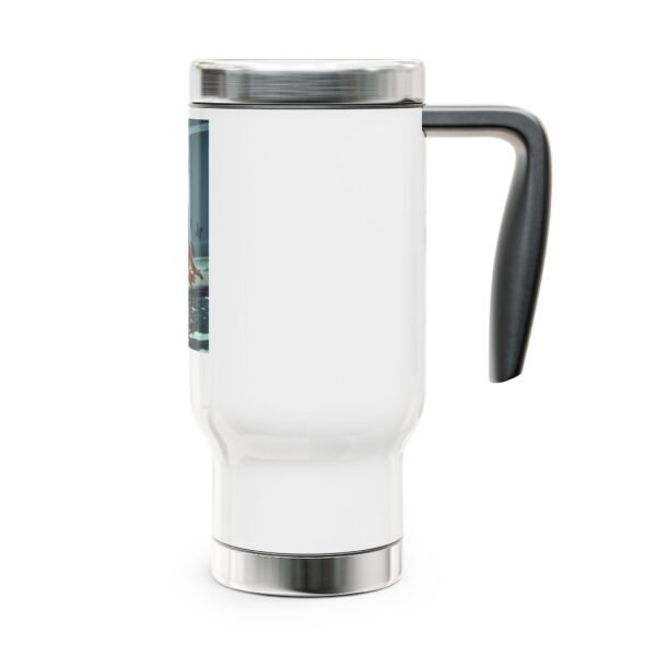 bailey fox Stainless Steel Travel Mug with Handle, 14oz - Image 4