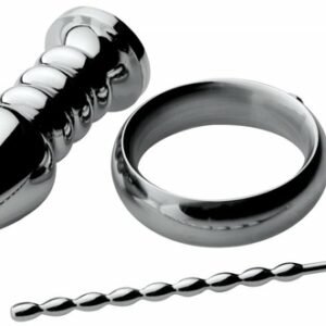 Stainless Steel Male E-Stim Kit