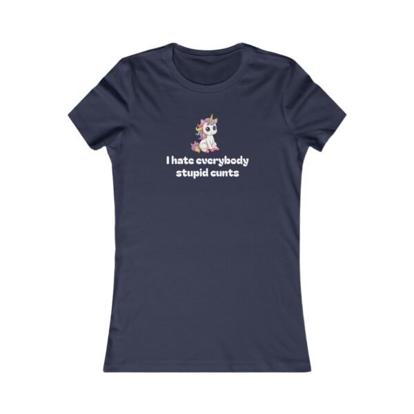 Women's Tee - Cute but Feisty Unicorn T-Shirt - Image 5